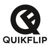 QUIKFLIP Hoodies convert to a backpack Logo